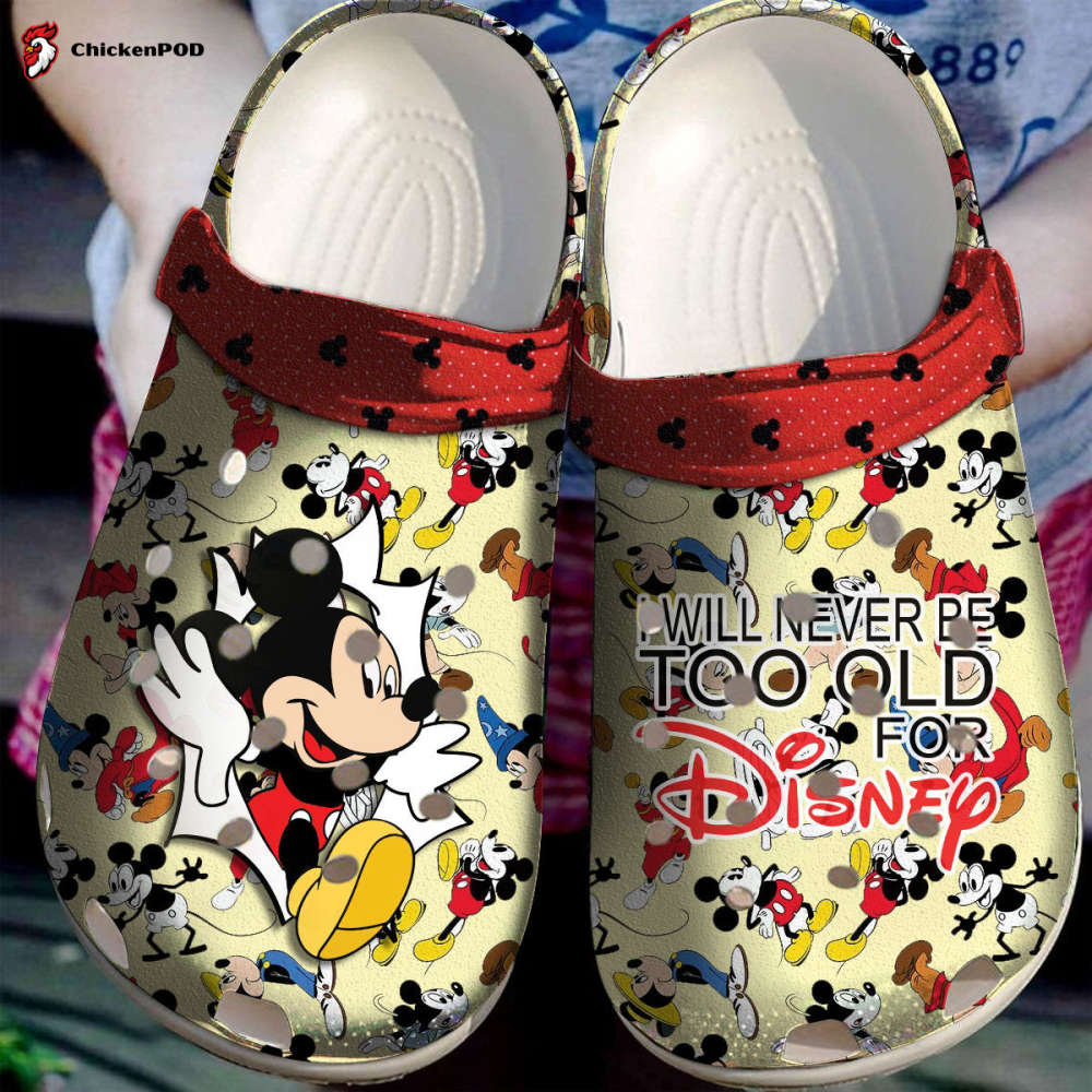 3D Clog Unisex Shoes – Clog Shoes Mickey Mouse Disney 3D Clog Unisex Shoes – Clog Shoes Mickey Mouse Disney