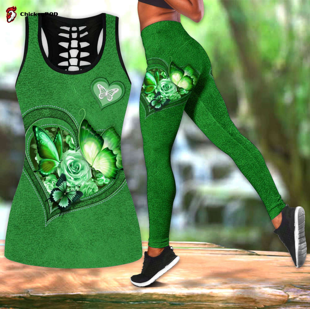 Green Butterfly Combo Legging + Tanktop Green Butterfly Combo Legging + Tanktop