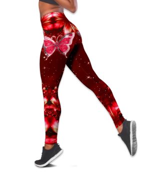 Red Butterfly Combo Legging + Tanktop 4 Red Butterfly Combo Legging + Tanktop 3
