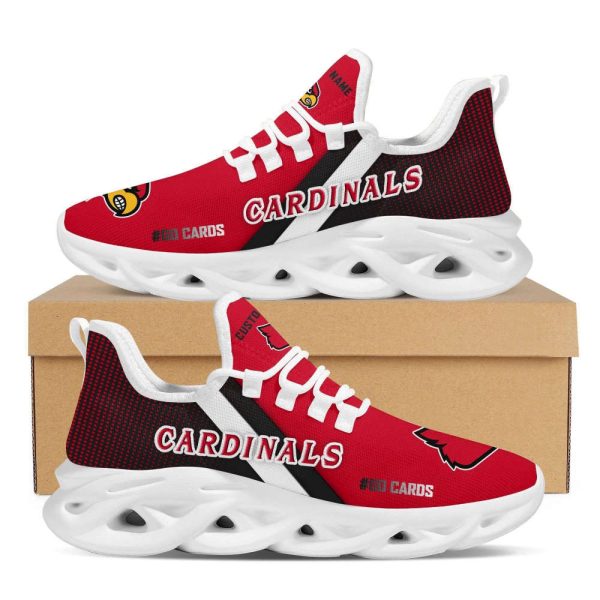 Louisville Cardinals Custom Personalized Max Soul Sneakers Running Sports Shoes For Men Women