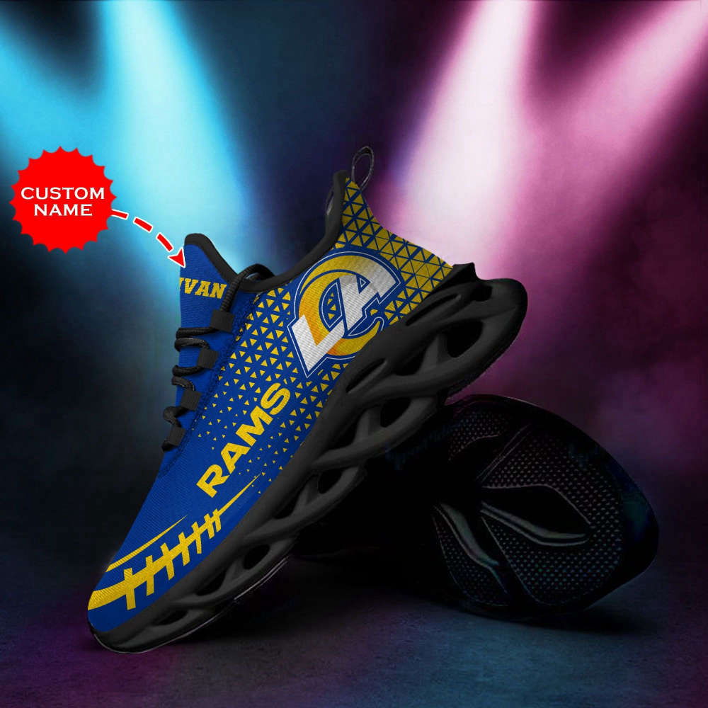 Personalized Name Los Angeles Rams Custom Personalized With Name Max Soul Shoes For Men Women Personalized Name Los Angeles Rams Custom Personalized With Name Max Soul Shoes For Men Women