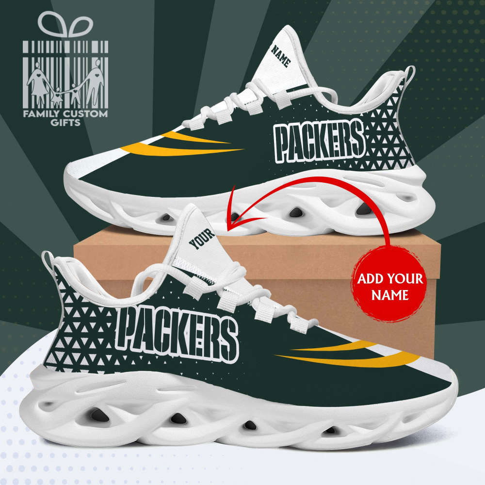Green Bay Packers Custom Personalized Max Soul Sneakers Running Sport Shoes For Men Women Green Bay Packers Custom Personalized Max Soul Sneakers Running Sport Shoes For Men Women