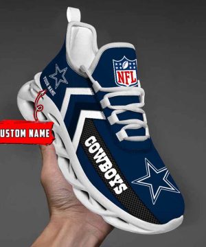 Nfl Dallas Cowboys Custom Name Max Soul Shoes Chunky Sneakers For Men Women