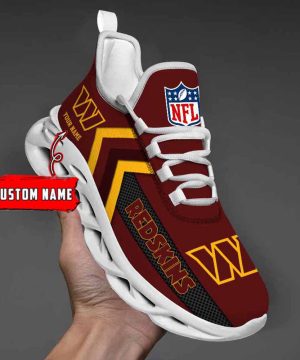 Nfl Washington Commanders Custom Name Max Soul Shoes Chunky Sneakers For Men Women