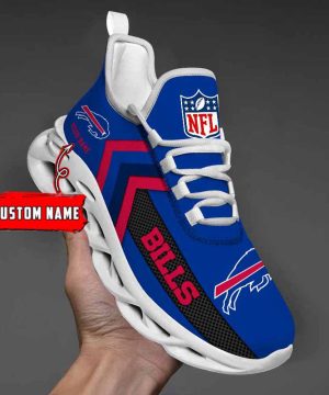 Nfl Buffalo Bills Custom Name Max Soul Shoes Chunky Sneakers For Men Women