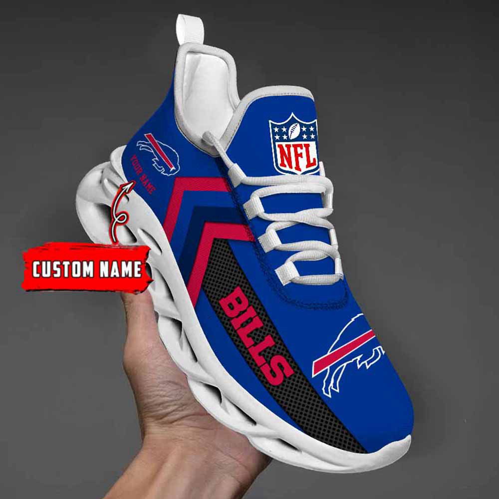 Nfl Buffalo Bills Custom Name Max Soul Shoes Chunky Sneakers For Men Women Nfl Buffalo Bills Custom Name Max Soul Shoes Chunky Sneakers For Men Women
