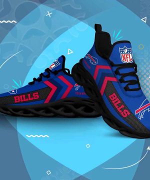Nfl Buffalo Bills Custom Name Max Soul Shoes Chunky Sneakers For Men Women