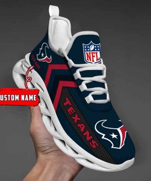Nfl Houston Texans Custom Name Max Soul Shoes Chunky Sneakers For Men Women