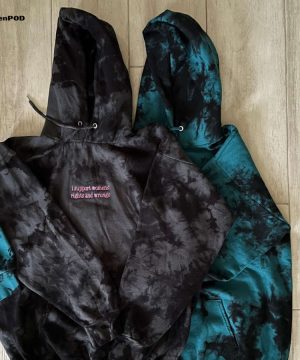 Personalized Custom Tie Dye Hoodie Logo or Design Sweatshirt – Customize Your Own Shirt