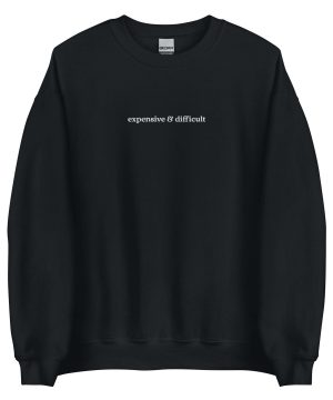 Premium Embroidered Crewneck Sweatshirt: Exquisite Challenging & Worth Every Penny