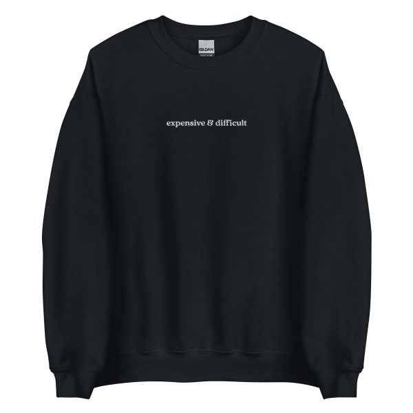 Premium Embroidered Crewneck Sweatshirt: Exquisite Challenging &Amp; Worth Every Penny
