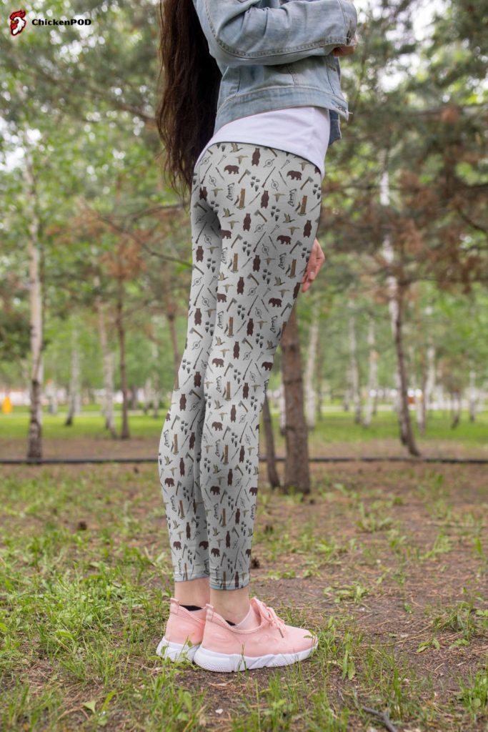 3D All Over Print Hunting Beer Legging 3D All Over Print Hunting Beer Legging