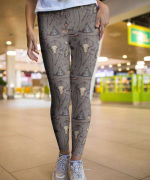 3D All Over Print Hunting Buffalo Legging