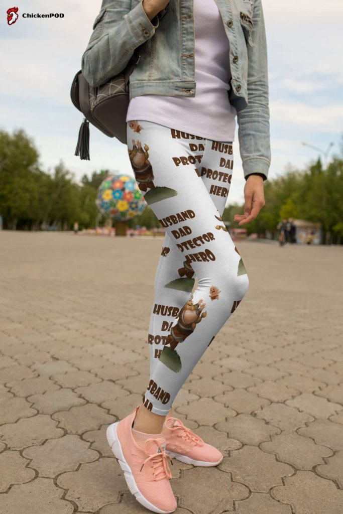 3D All Over Print Husband Dad Protector Hero Legging 3D All Over Print Husband Dad Protector Hero Legging