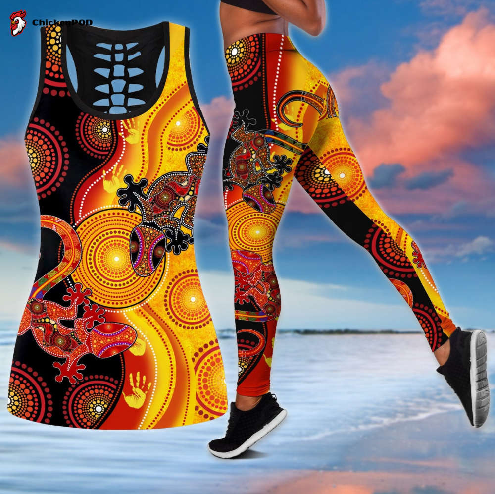 Aboriginal Apparels The Sun And Lizards Combo Legging Tanktop Aboriginal Apparels The Sun And Lizards Combo Legging Tanktop