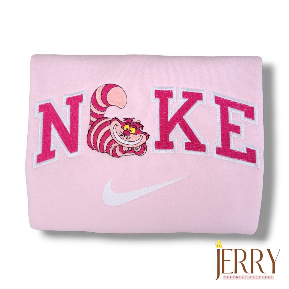 Alice In Wonderland Nike Embroidered Sweatshirt: Whimsical Style Meets Athletic Comfort Alice In Wonderland Nike Embroidered Sweatshirt: Whimsical Style Meets Athletic Comfort