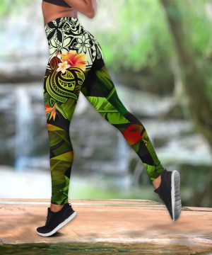 Amazing Turtle Polynesian Over Printed Legging &Amp; Tank Top Ml 4 Amazing Turtle Polynesian Over Printed Legging &Amp; Tank Top Ml 3