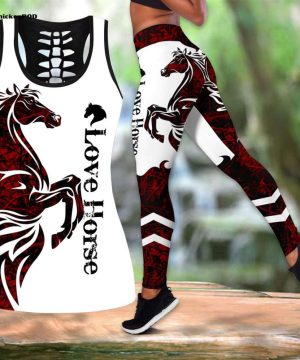 Beebuble Horse Combo Legging + Tank Top D All Printed Pi 27032103 Beebuble Horse Combo Legging + Tank Top D All Printed Pi 27032103