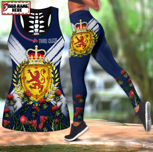 Custom Name Legging + Hollow Tank Combo