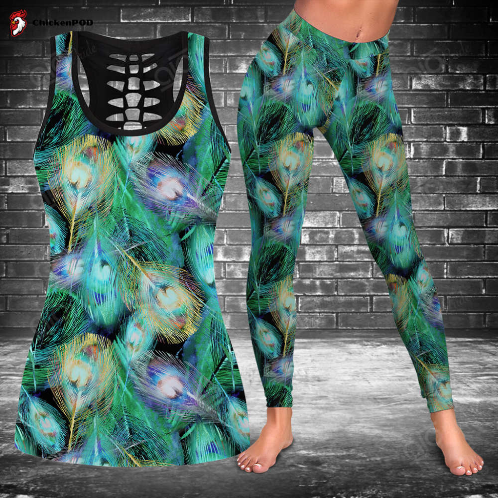 Feathers Colorful Hollow Tank Top Or Legging Feathers Colorful Hollow Tank Top Or Legging