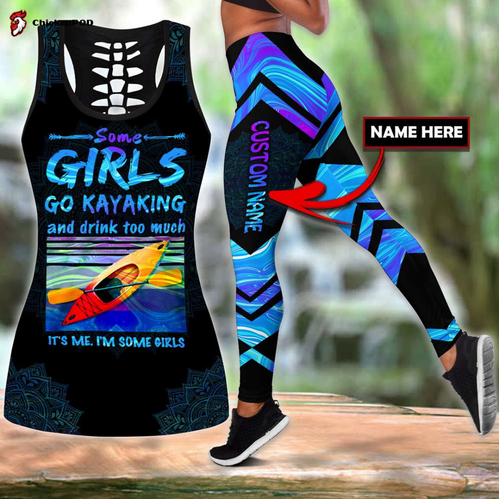 Go Kayaking Custom Name Legging + Hollow Tank Combo Go Kayaking Custom Name Legging + Hollow Tank Combo