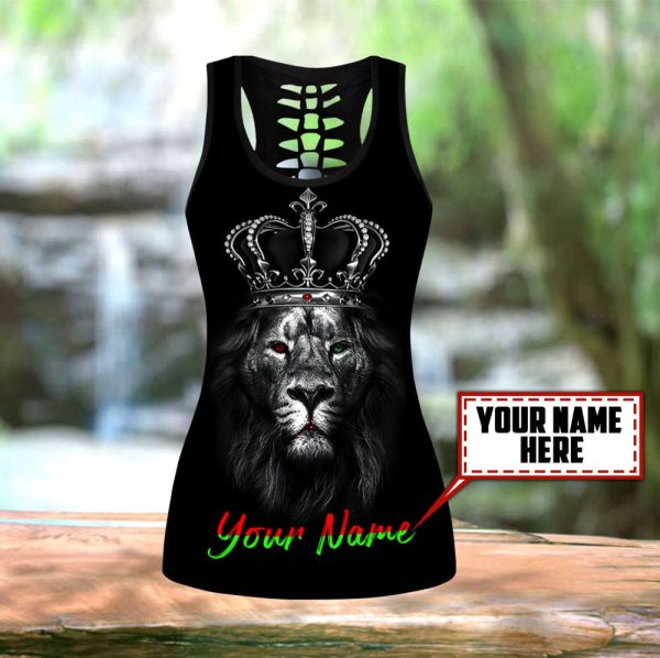 Juneteenth  Custom Name African American Combo Legging Tank Top