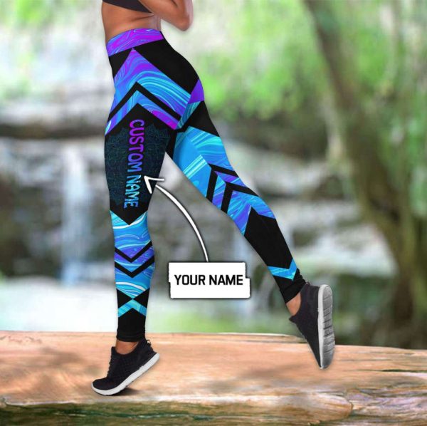 Kayak Custom Name Legging + Hollow Tank Combo