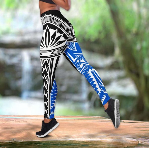 Polynesian Samoa In Heart Tattoo Legging &Amp; Tank Top Ml