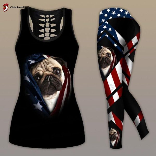 Pug Dog Combo Tank + Legging Ta033005