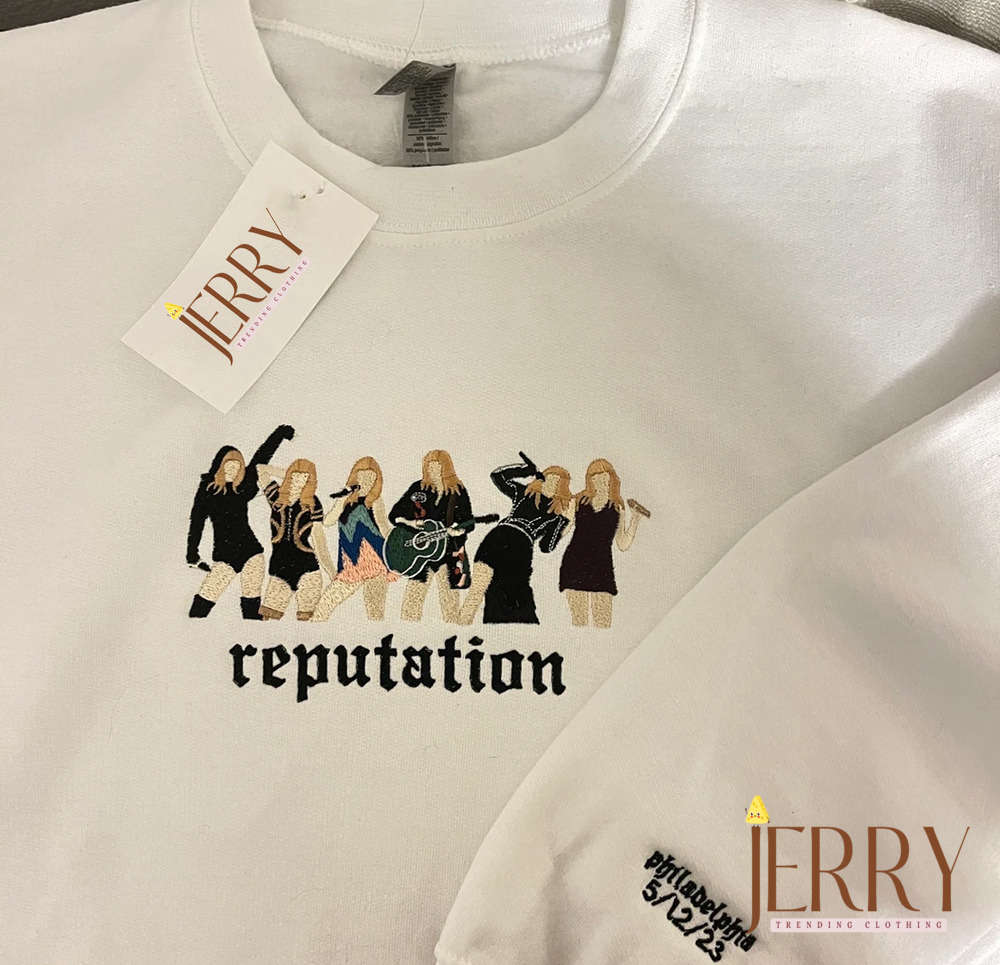 Taylor Swift Embroidered Sweatshirt: Reputation Tour Outfit Lineup – Stylish &Amp; Trendy! Taylor Swift Embroidered Sweatshirt: Reputation Tour Outfit Lineup – Stylish &Amp; Trendy!
