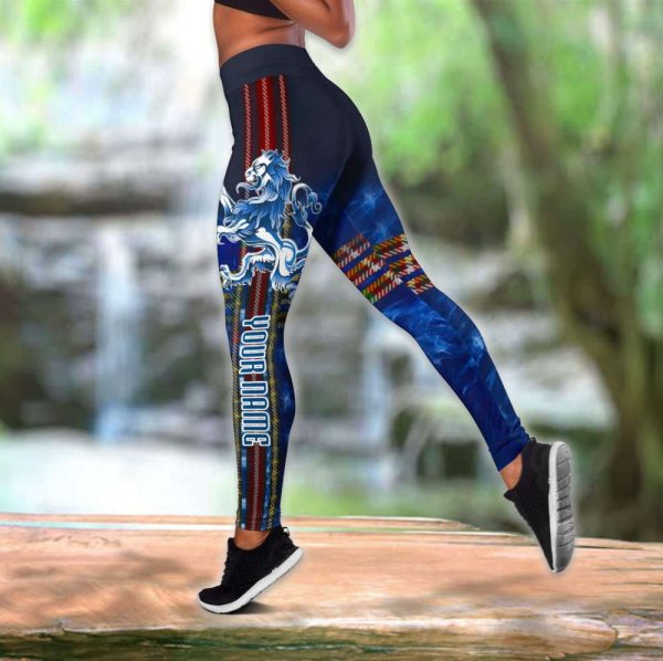 Scotland Legging + Hollow Tank Combo Custom Name