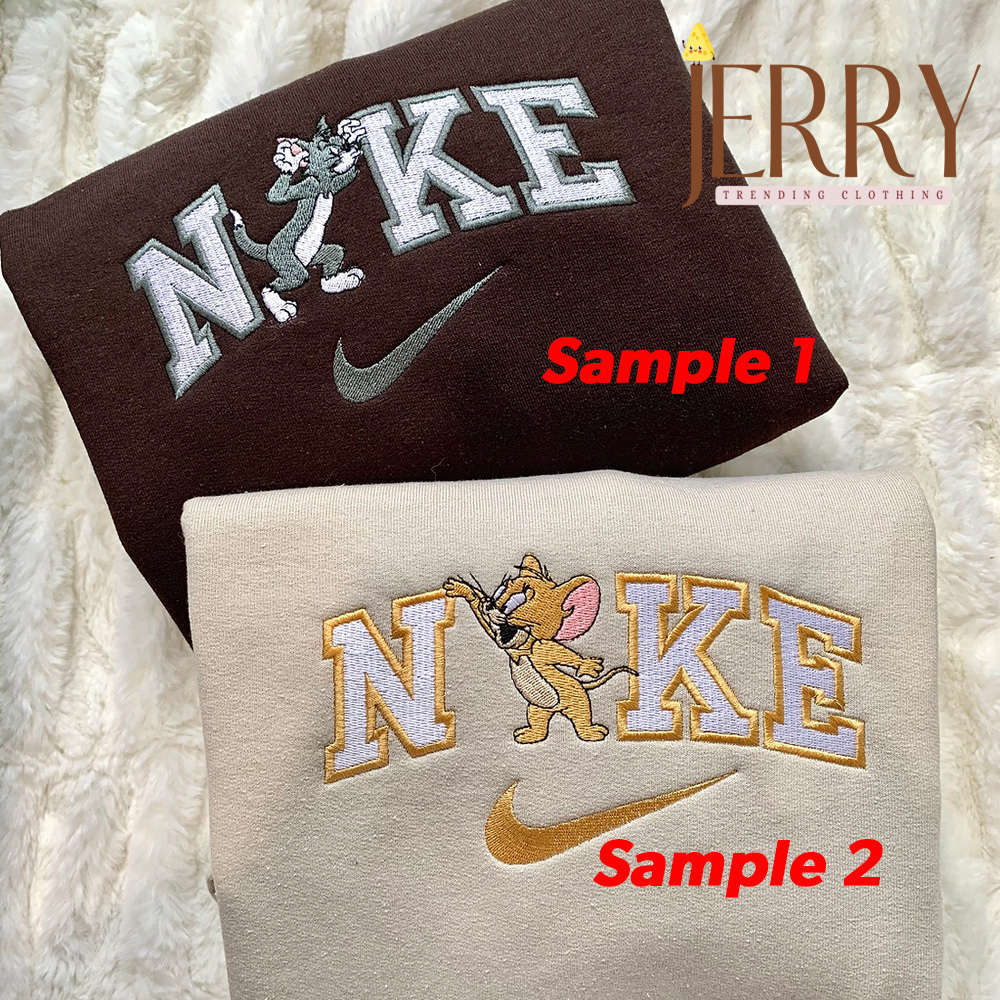 Get Cozy With The Tom And Jerry Nike Embroidered Sweatshirt – Limited Edition! Get Cozy With The Tom And Jerry Nike Embroidered Sweatshirt – Limited Edition!