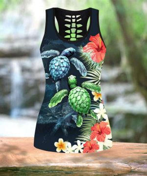 Turtle Hawaii Combo Tank Top + Legging Dqb07172001 3