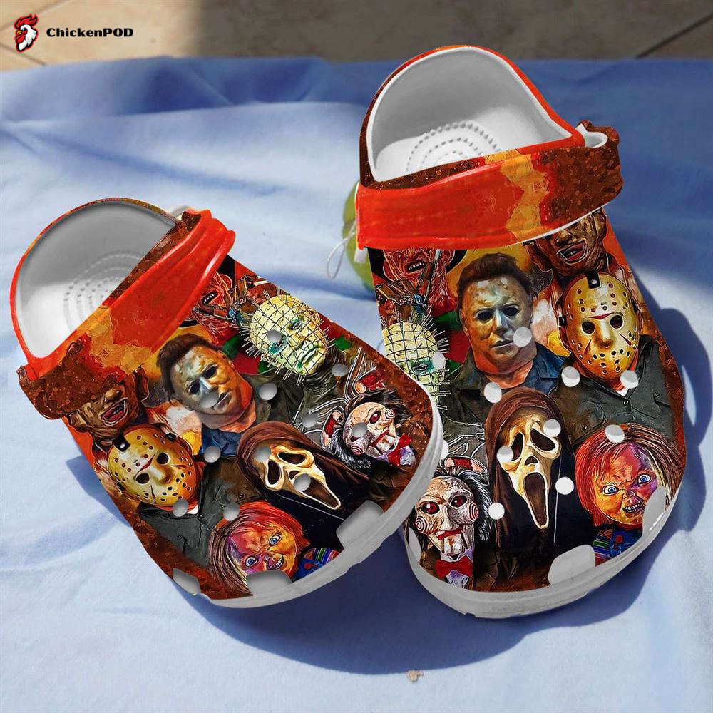 Halloween Horror Movie Characters Crocband Clogs Halloween Horror Movie Characters Crocband Clogs